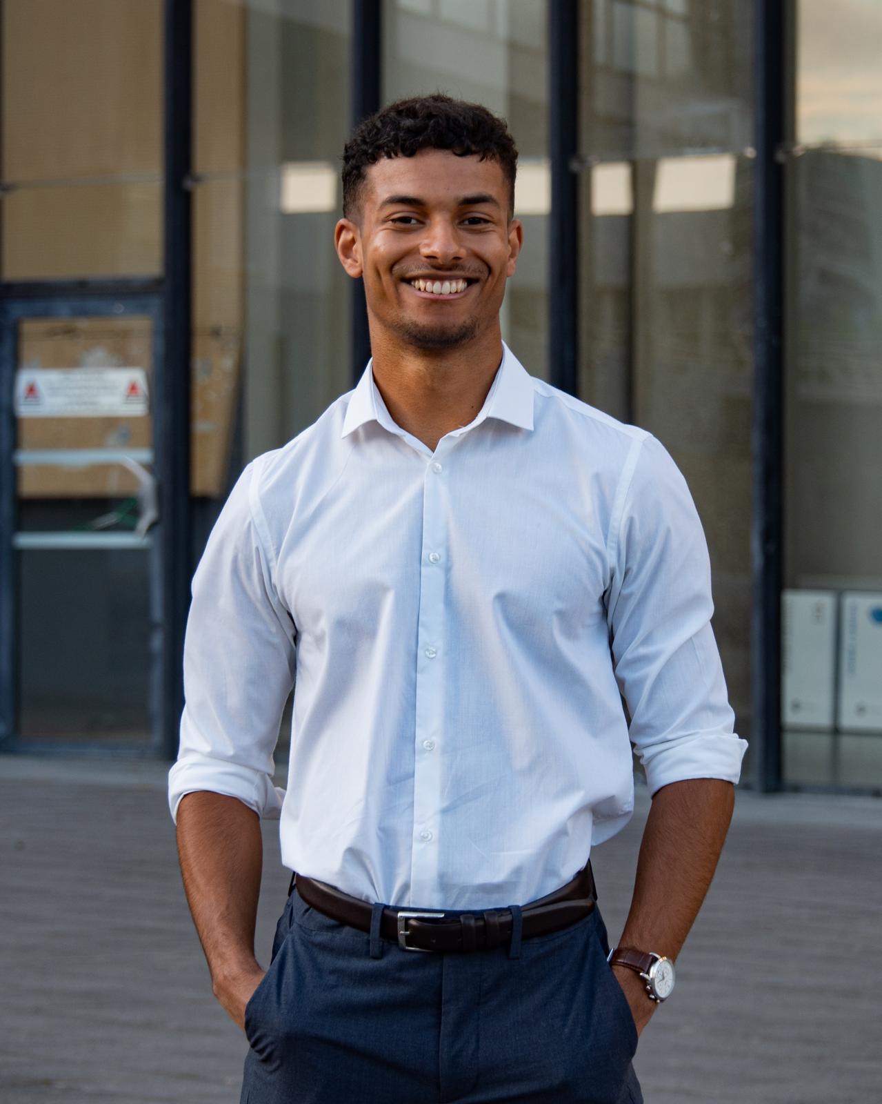 Hugo Prenel, président de Junior CGY, Junior-Entreprise de CY Cergy Paris Université